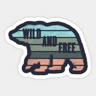 Nature Lovers - Wild and Free Sticker